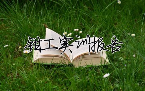 钳工实训报告 钳工实训报告2000字（精选合集11篇）