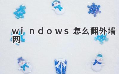 windows怎么翻外墙网